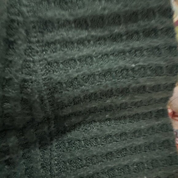 Abercrombie & Fitch waffle cropped Green long sleeve size XL - Picture 6 of 6